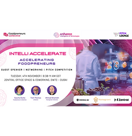 (WIX) EVENT POSTER Intelli Accelerate - Accelerating Foodpreneurs (Tue, 4th November 2025)