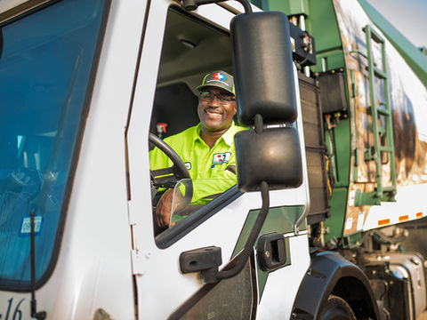 Worker in a warehouse, featured in ProFor’s bilingual video production for Texas Mutual