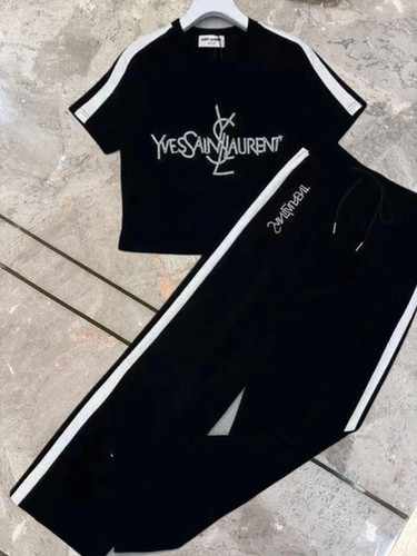 Ysl Tracksuit Ysl Jogging Suit YSL Co-ord Sets For Women Lumen
