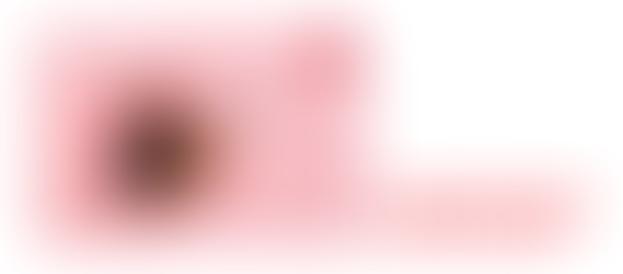 A person is bursting out of a pink wall with a voice amplifier
