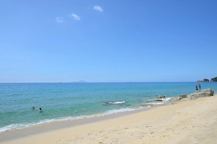ウミガメの産卵地、屋久島いなか浜