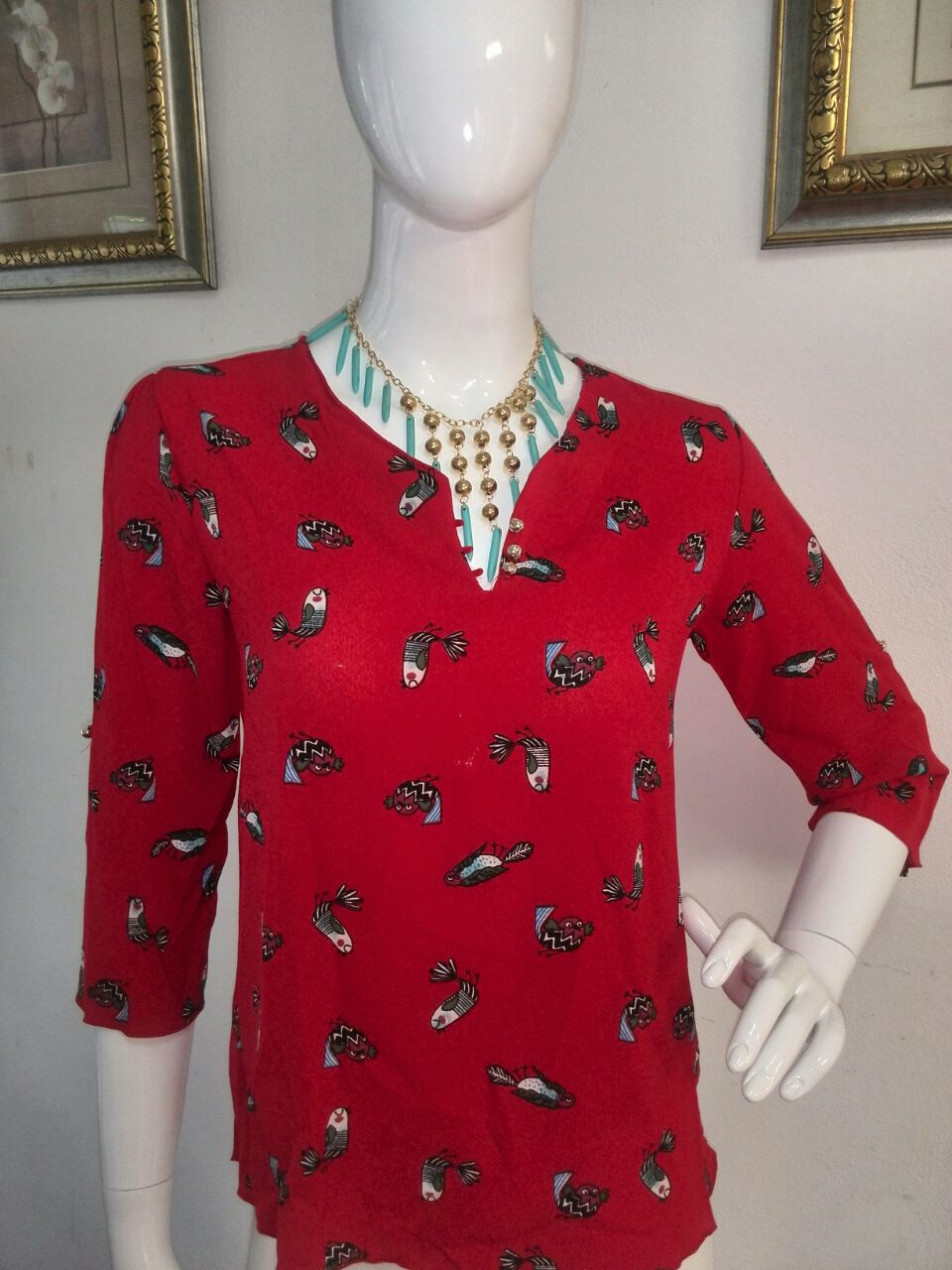 Blusa estampada
