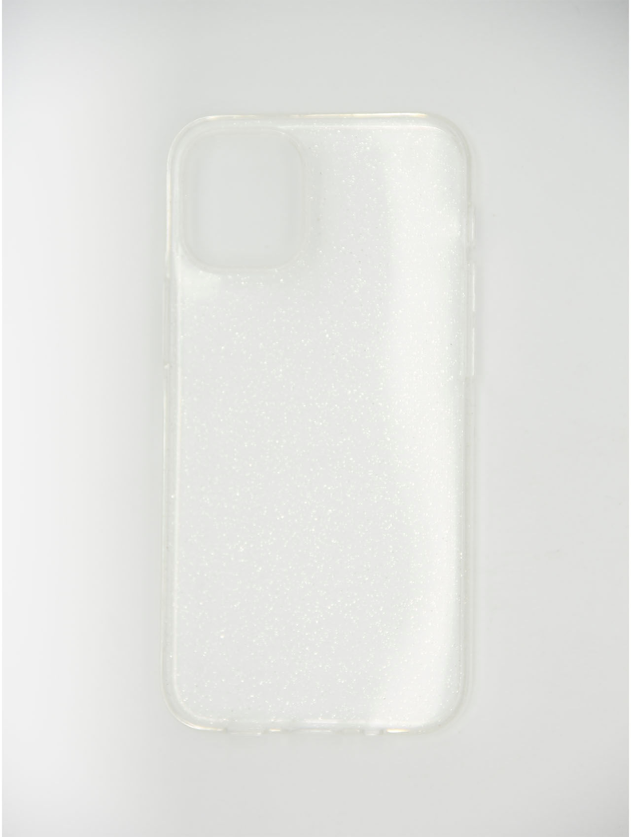 Чехол для iPhone 12 (5.4) прозрачный силикон с блестками