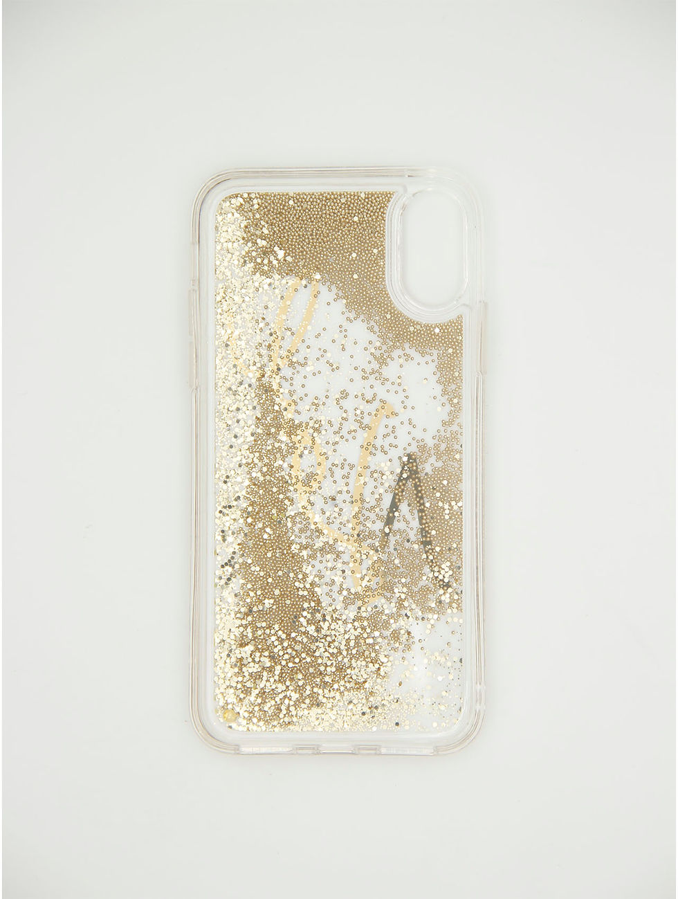 Миниатюра: Силиконовый чехол c блестками на iPhone X/XS Karl Lagerfeld