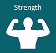 RISE strength icon representing physical and mental resilience