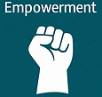 RISE empowerment icon representing confidence and accountability