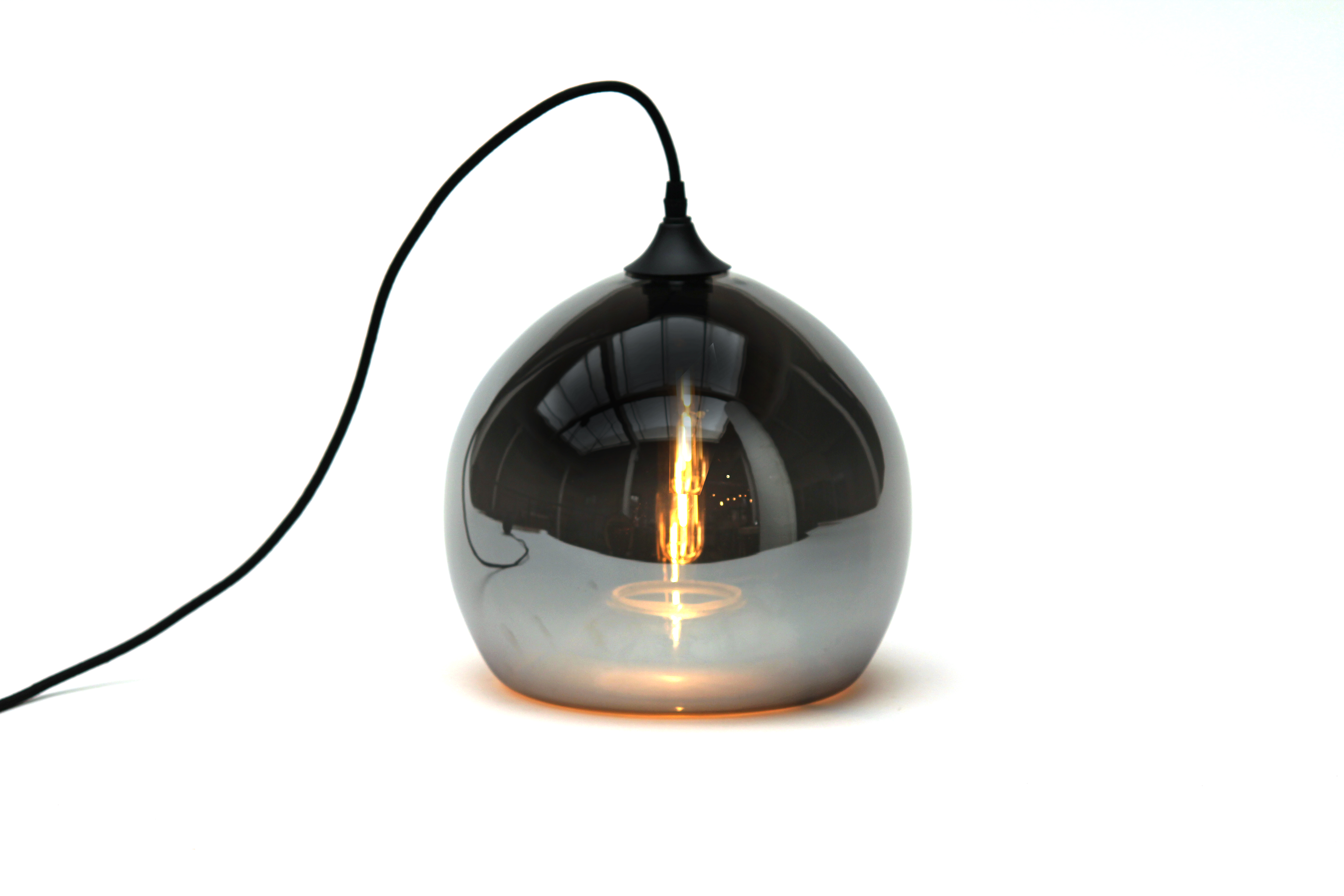 hand blown Belgian glass pendants