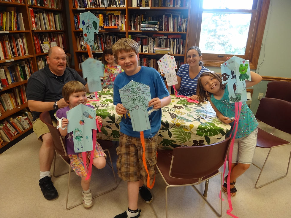 Rocket Kites in Connecticut Library