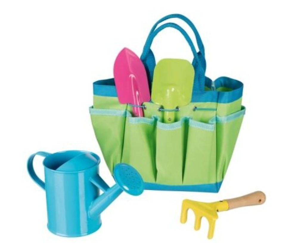 Bolsa y herramientas de jardinería