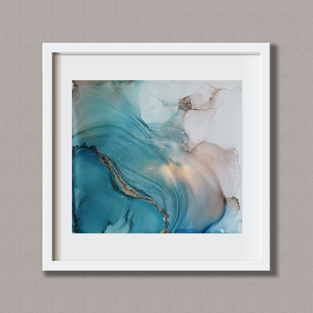 Cuadro único tintas al alcohol - Petroleo 4