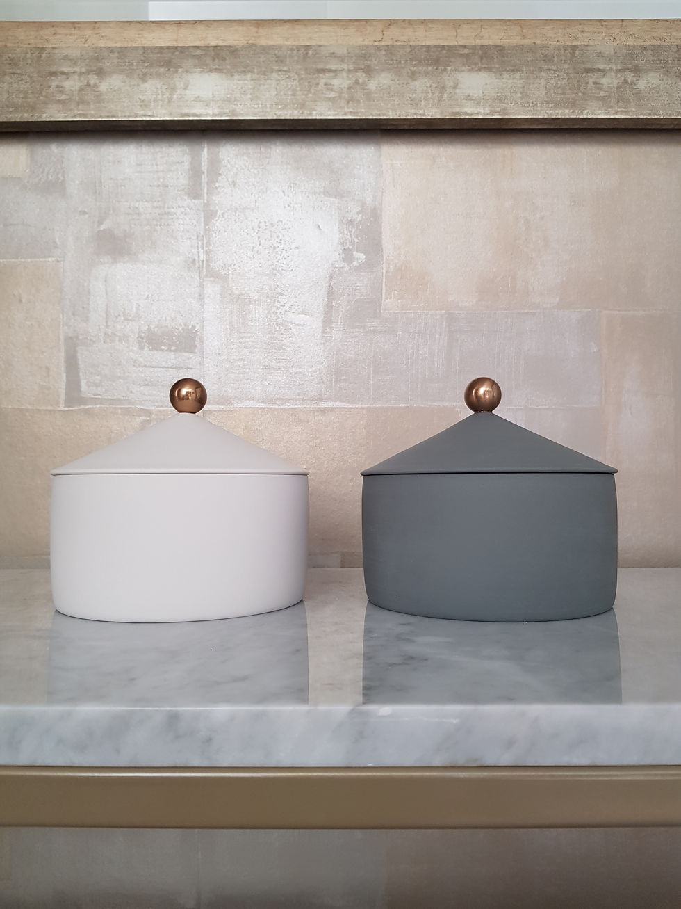 Miniatura: Caja cerámica Blanca