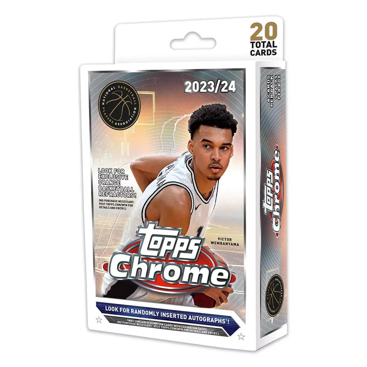 2023-24 Topps Chrome Basketball Hanger Box (Bundle of 3)