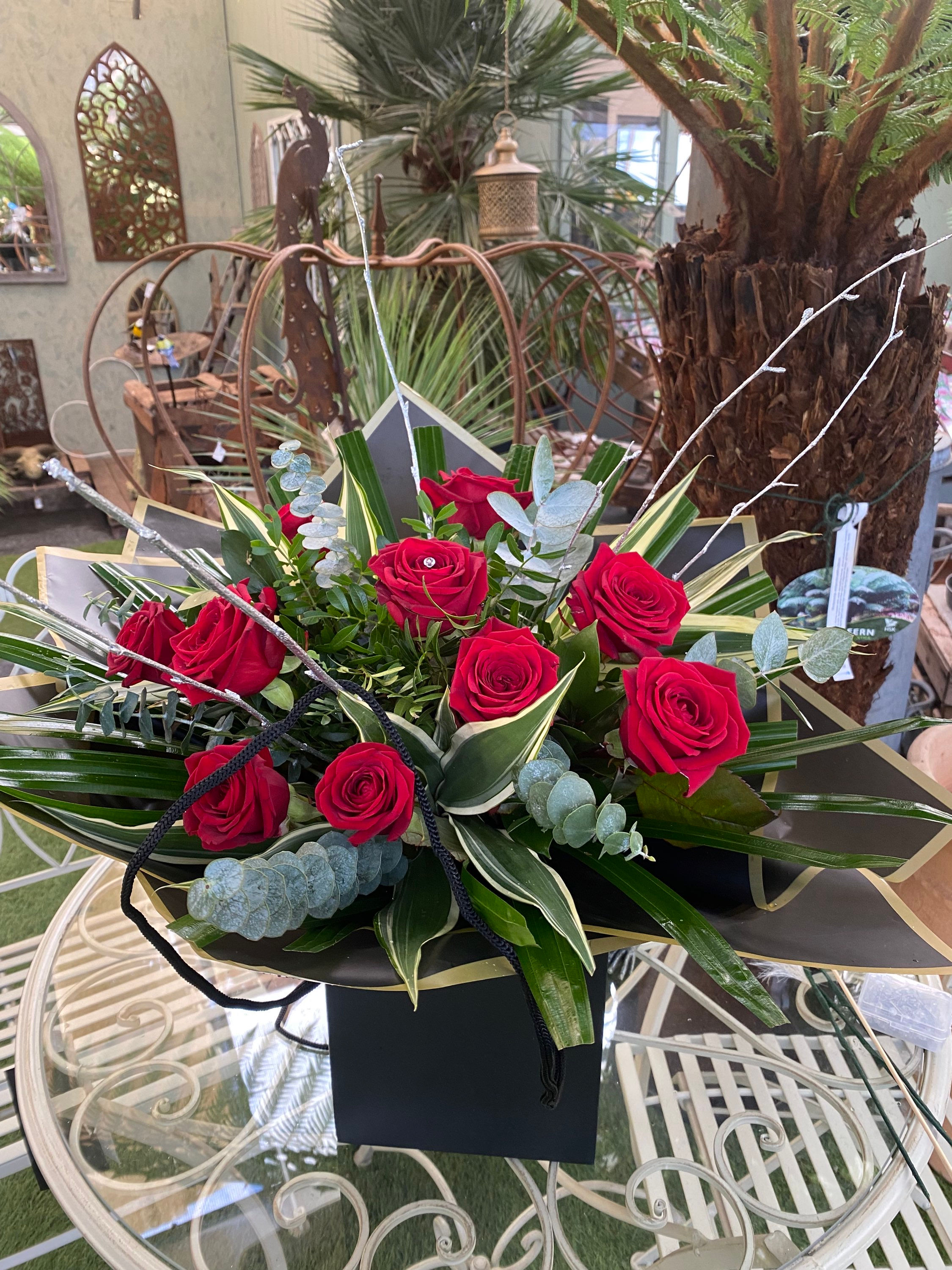 Dozen Red Rose Bouquet