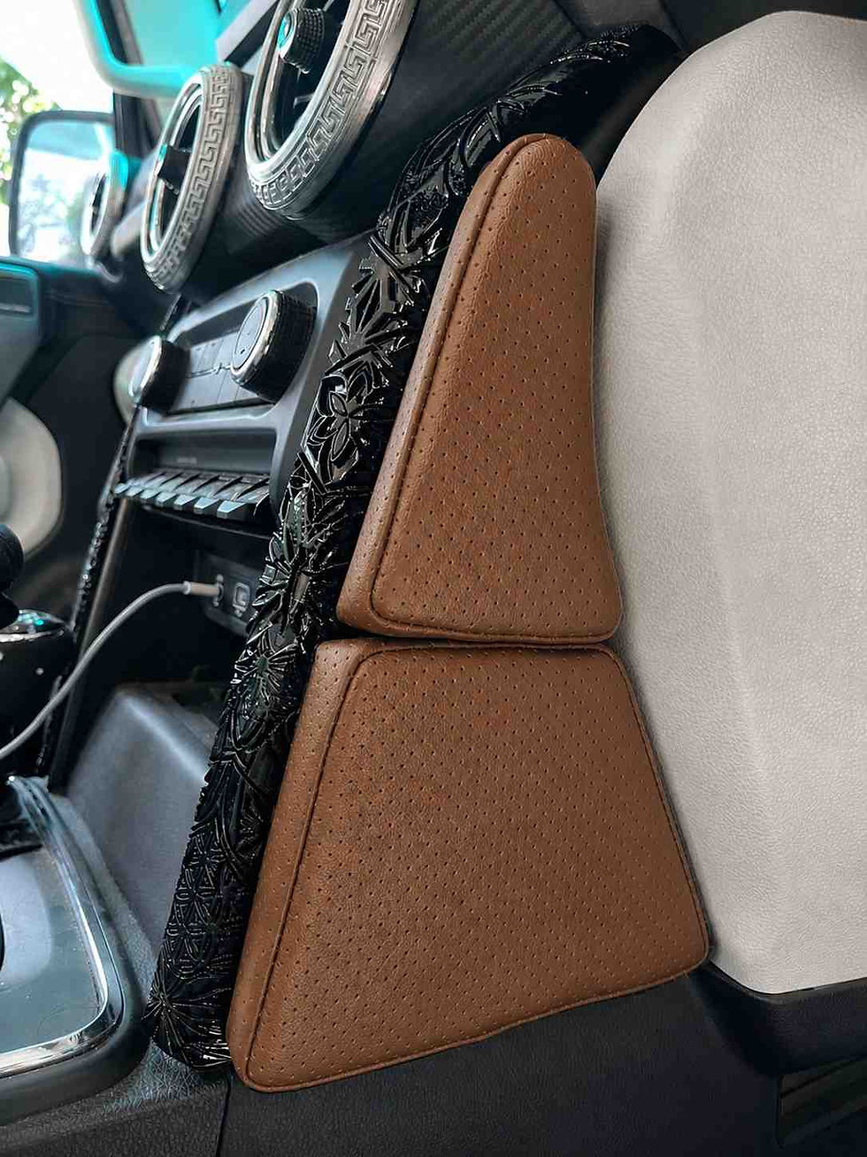 Thumbnail: Console Side Comfort Cushion Set of 2 for Thar Roxx and 3Door Facelift