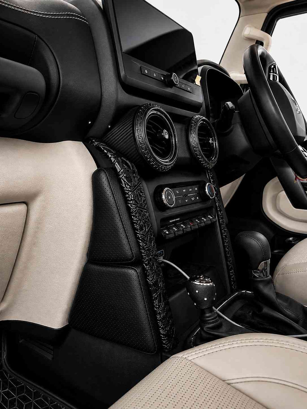 Thumbnail: Console Side Comfort Cushion Set of 2 for Thar Roxx and 3Door Facelift