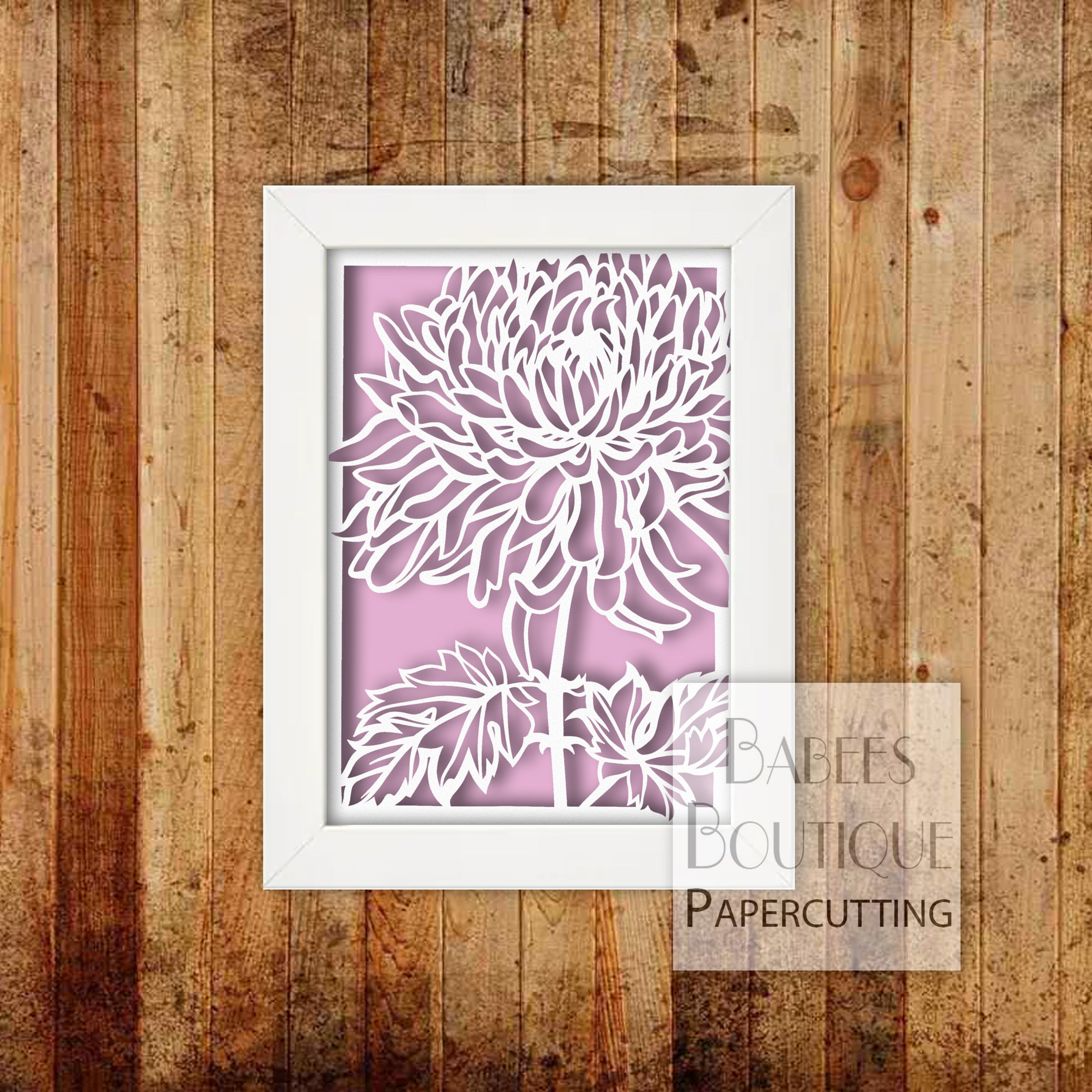 Chrysanthemum 5x7"