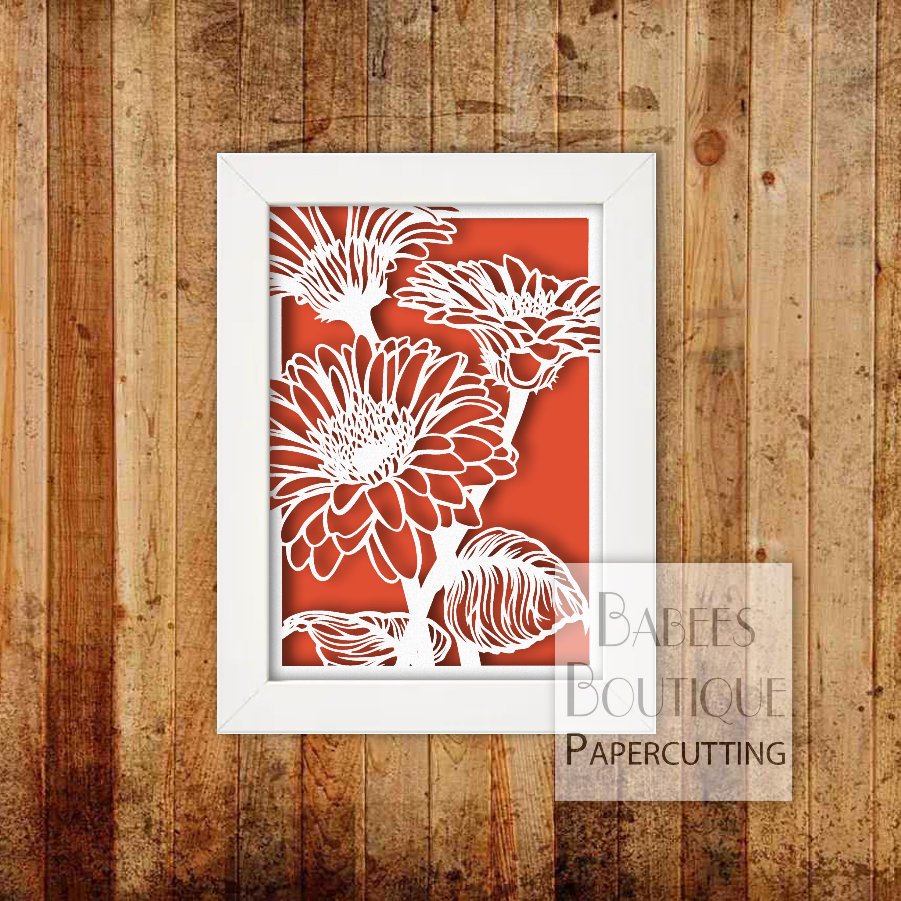 Gerbera 5x7"