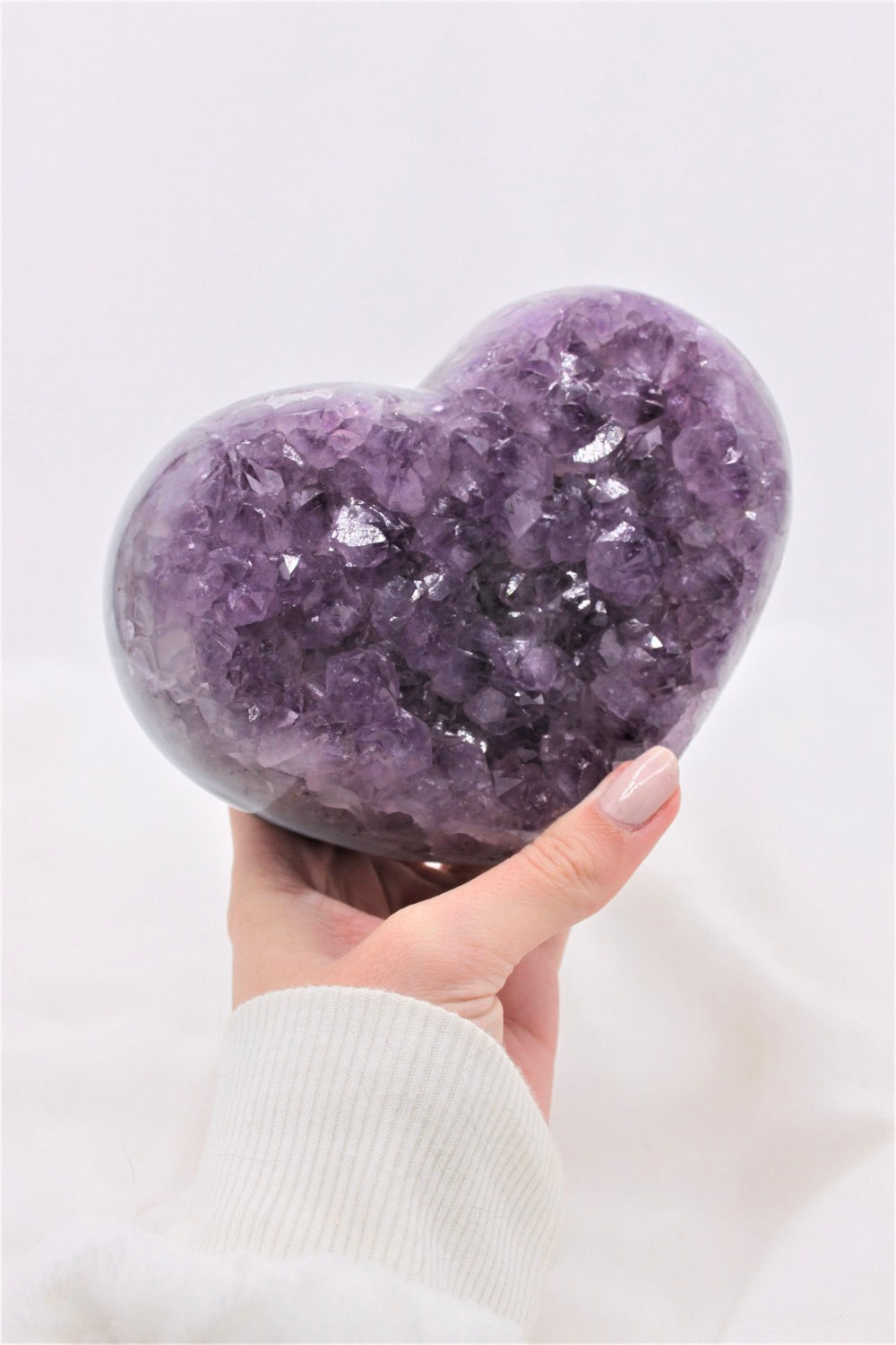 Large Amethyst Heart