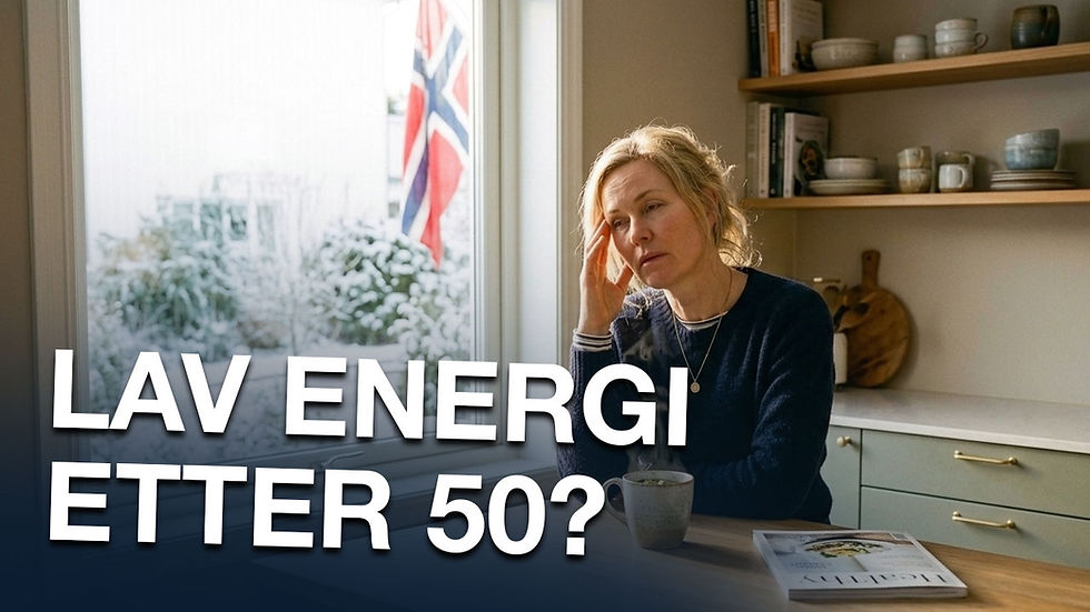 Lav Energi Etter 50? 7 Vanlige Årsaker Til At Energien Forsvinner Med Alderen