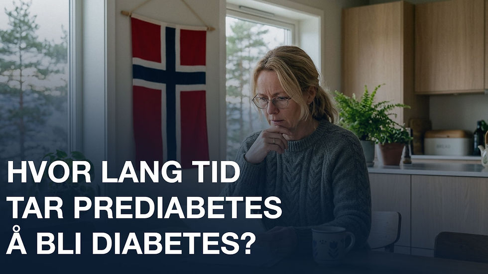 Hvor Lang Tid Tar Prediabetes Å Bli Diabetes?
