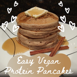 Easy Vegan Protein Pancakes