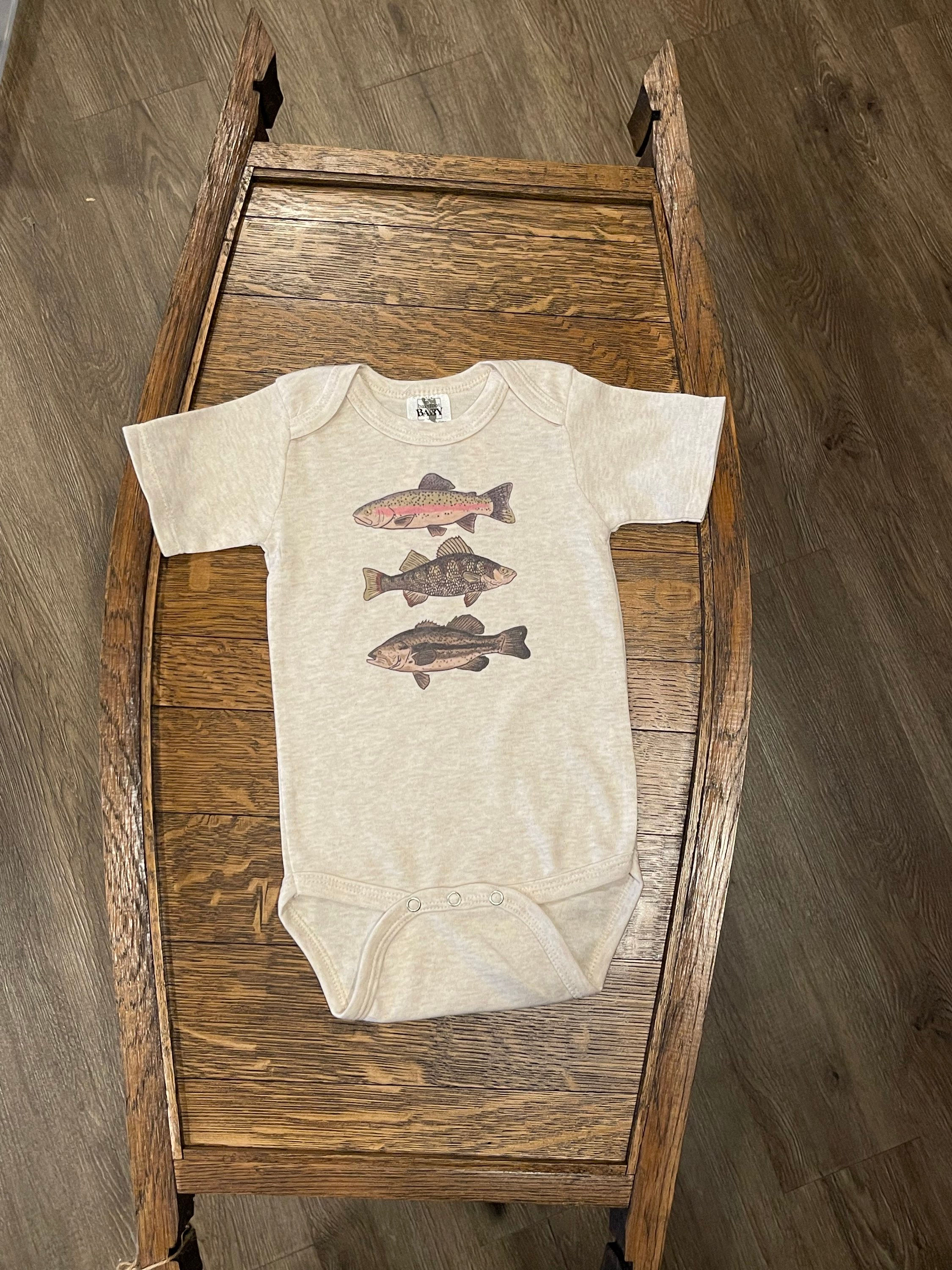 Three Fish Onesie