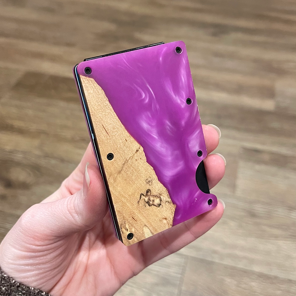 Thumbnail: Olive wood & Resin Wallet