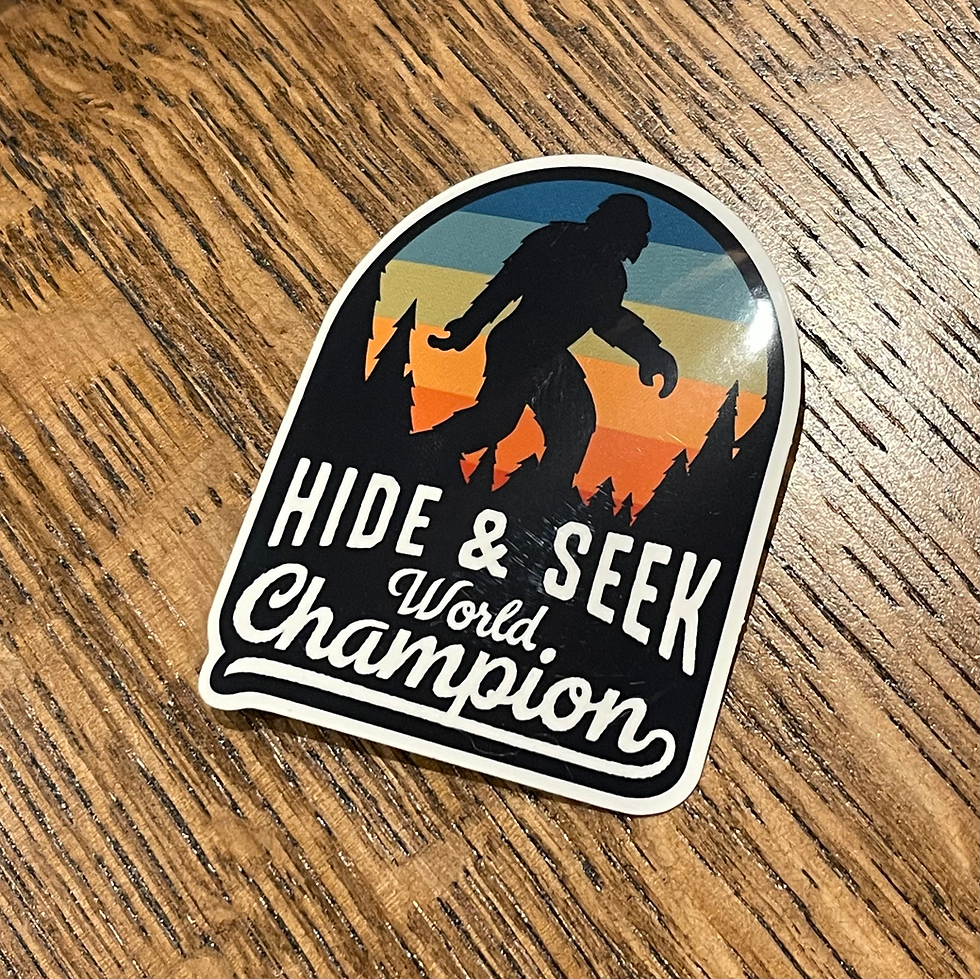 Thumbnail: Hide & Seek Champ Sticker