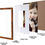Thumbnail: Rustic Wood Pattern Picture Frame, Fits 8x10 or 5x7 with mat