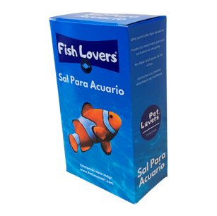 sal para acuario fish lovers de pet lovers disponible en Arca de Noé