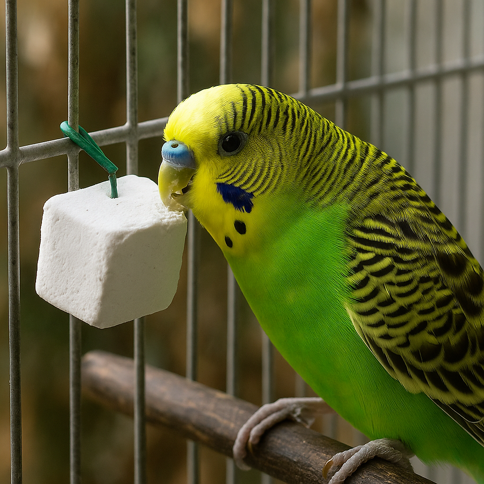 perica picando calcio aves