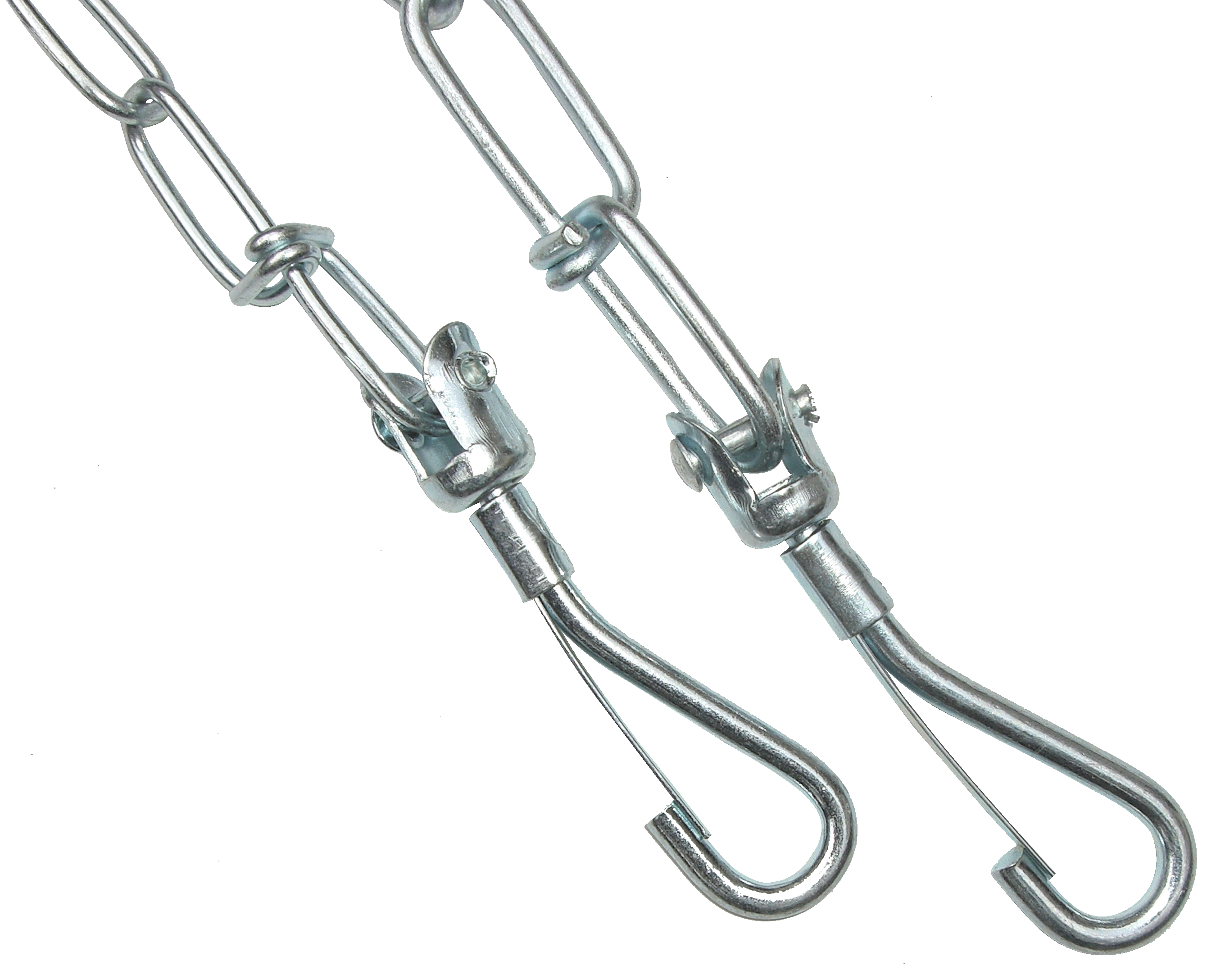 detalle del mosquetón de la cadena china