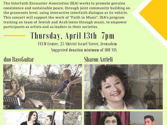 Jewish, Muslim and Christian People Play Together - Benefit Concert