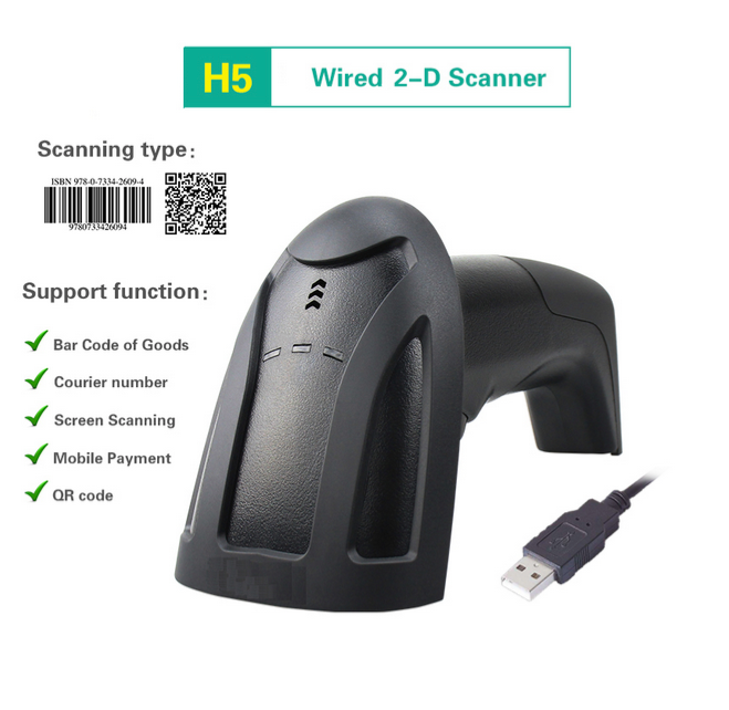 Thumbnail: KEFAR Wireless 2D Barcode Scanner