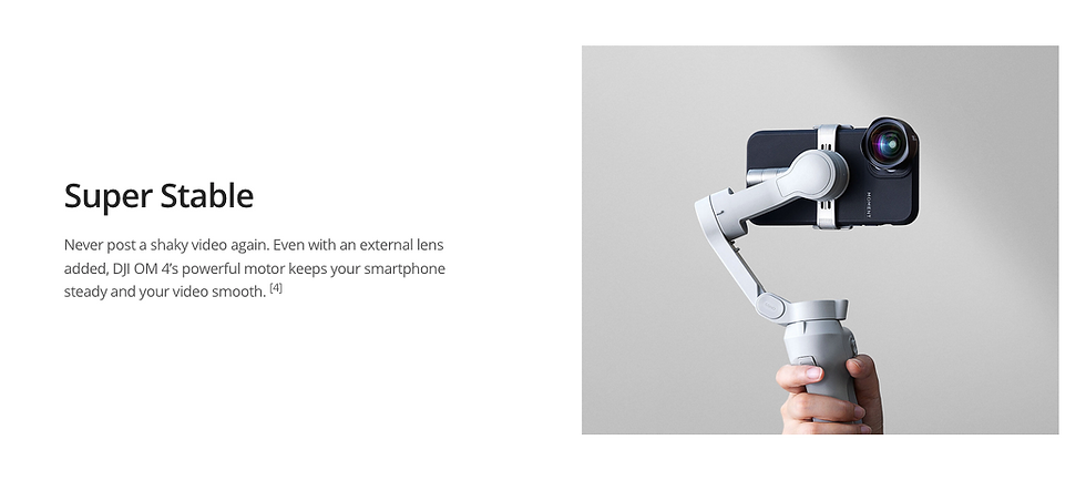 Thumbnail: DJI OM 4 Smartphone Gimbal/ Stabilizer