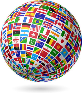 earth_and_world_flags_vector_graphics_576719