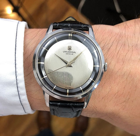 1950s UNIVERSAL GENEVE TUXEDO | sftimepieces 1950s UNIVERSAL GENEVE TUXEDO | sftimepieces