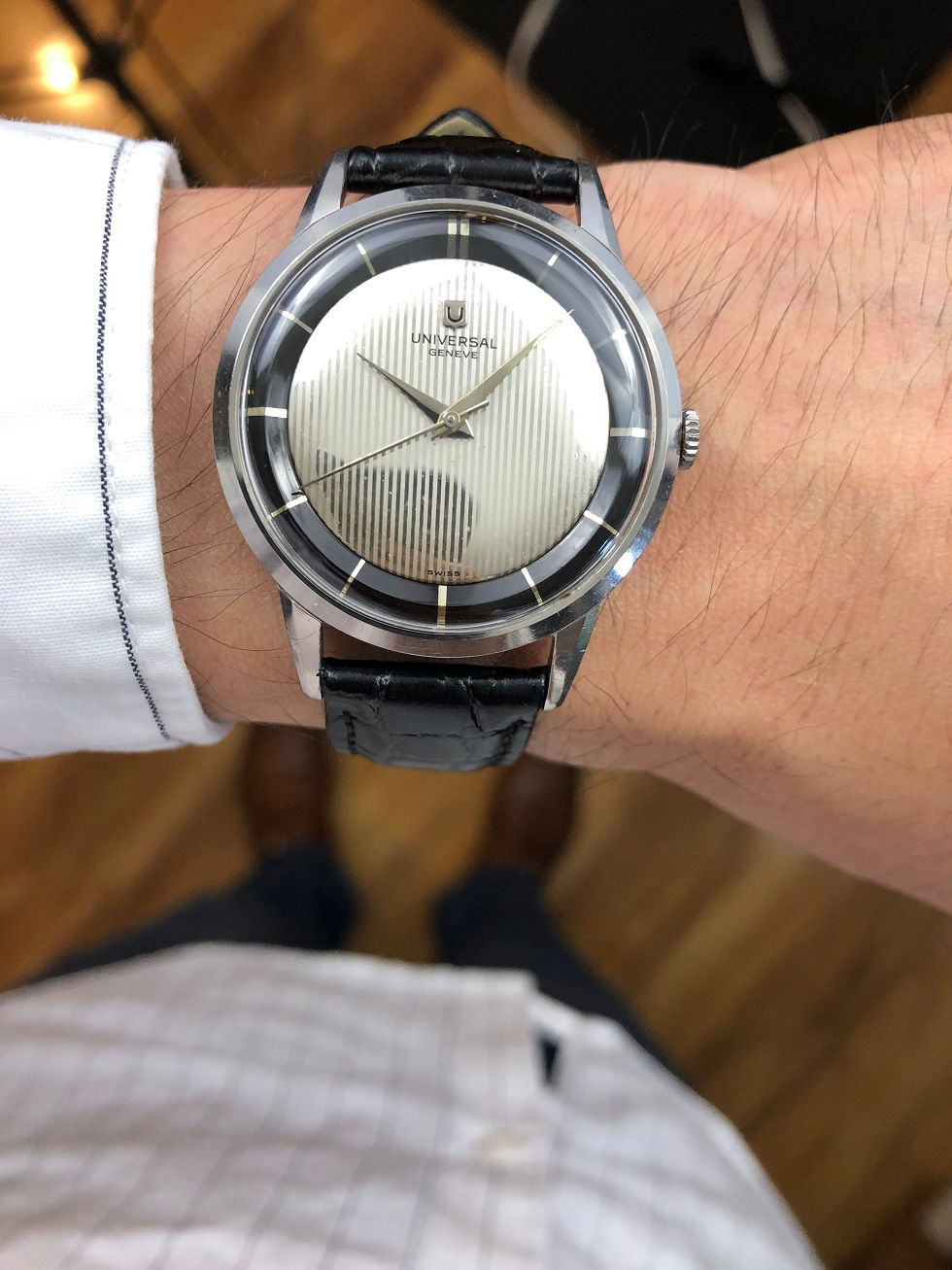 1950s UNIVERSAL GENEVE TUXEDO | sftimepieces 1950s UNIVERSAL GENEVE TUXEDO | sftimepieces