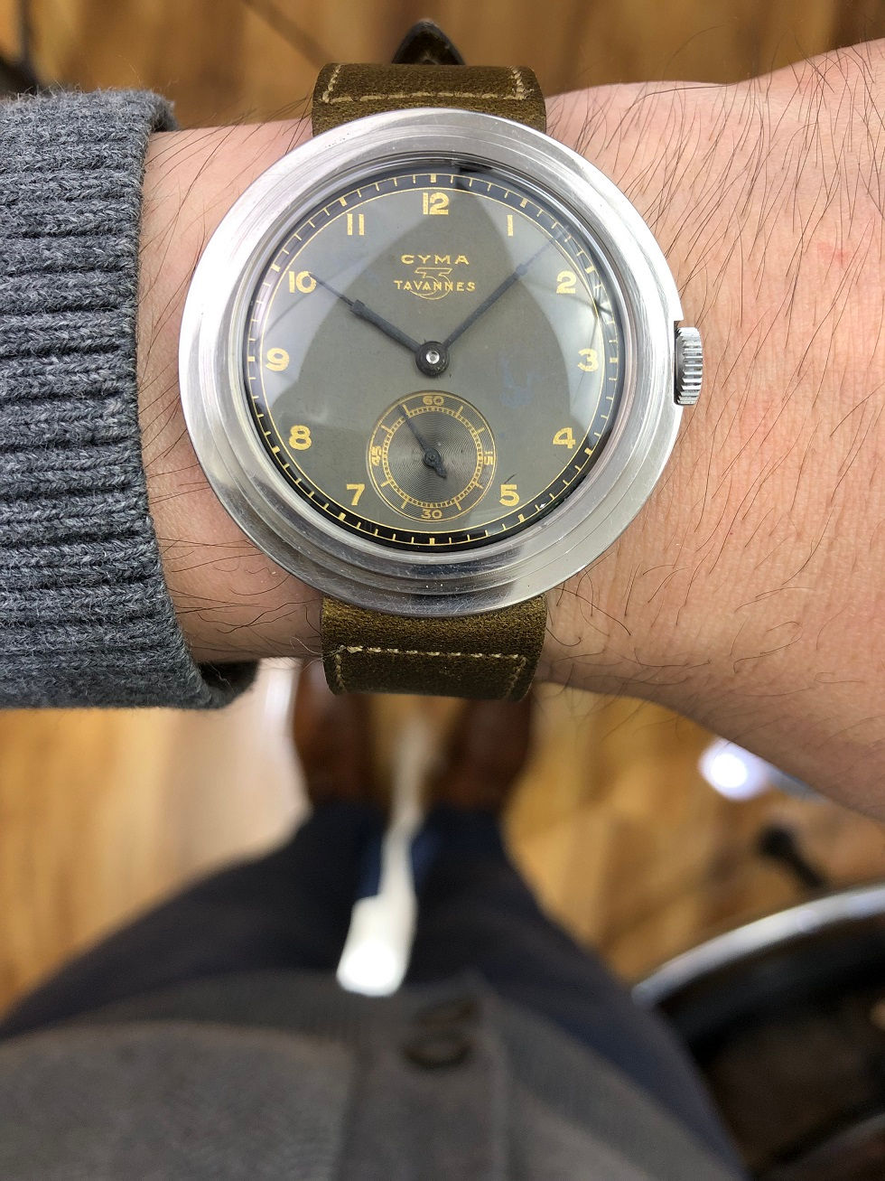 Thumbnail: 1940s Cyma Tavannes Disco Volante UFO