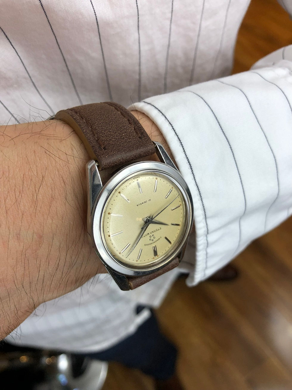 Thumbnail: 1958 ETERNA-MATIC CHRONOMETRE SS
