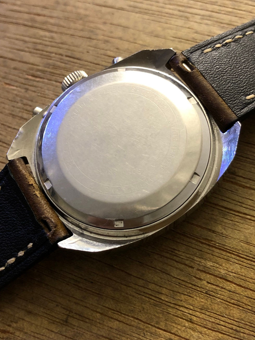Thumbnail: 1960s BAYLOR 2-REGISTER CHRONOGRAPH WATCH