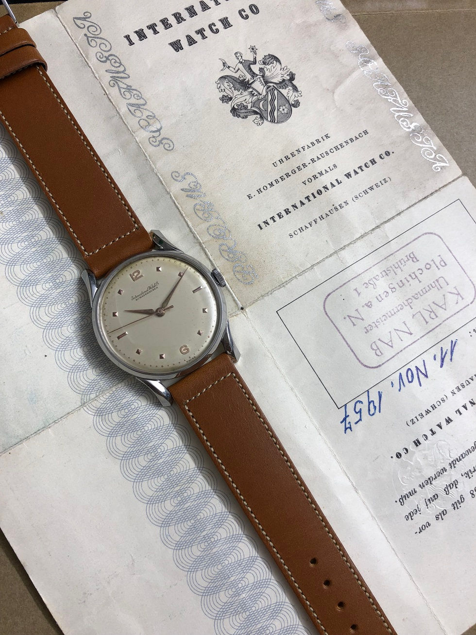 Thumbnail: 1950 INTERNATIONAL WATCH COMPANY IWC
