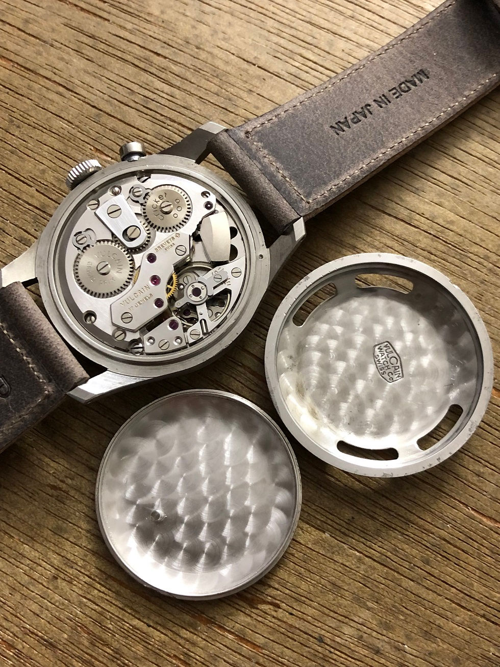 Thumbnail: 1947 VULCAIN CRICKET WRIST-ALARM