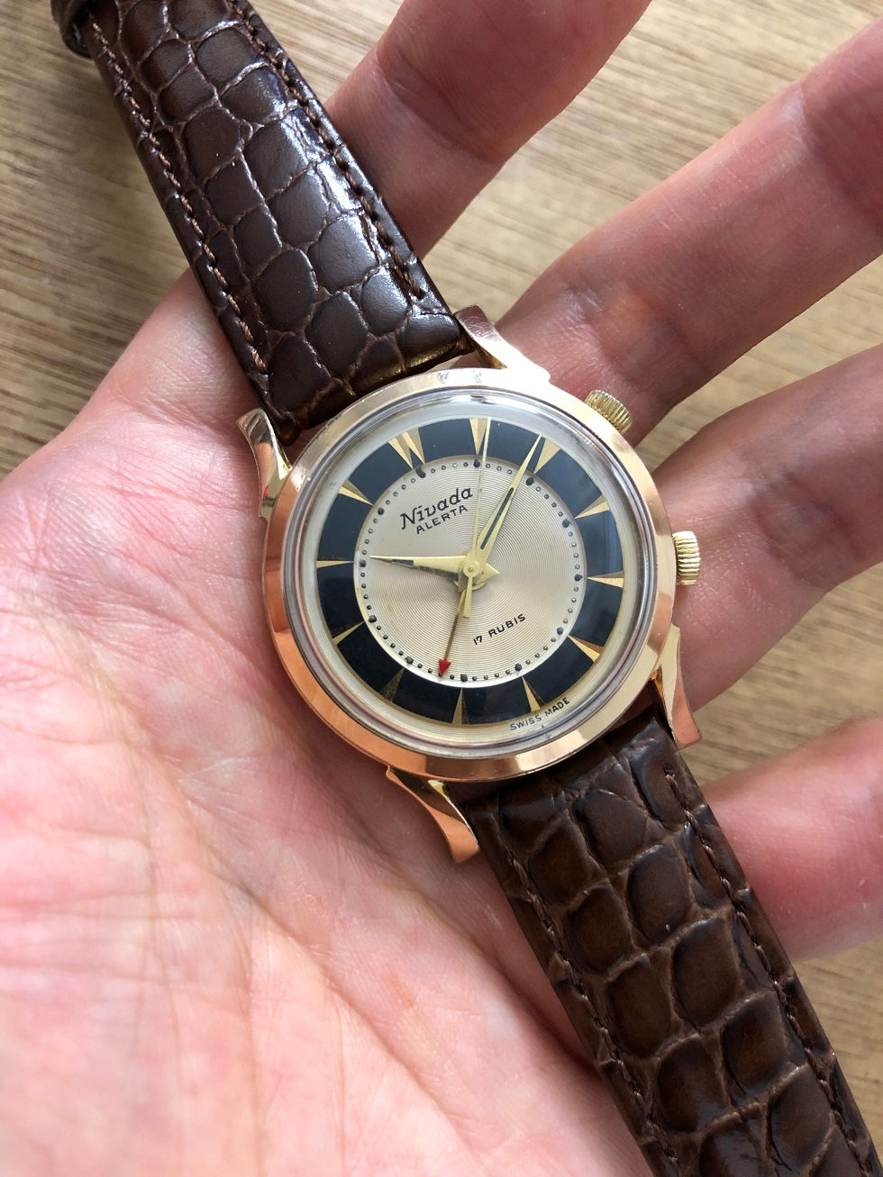 Thumbnail: 1950s NIVADA ALERTA ALARM WATCH