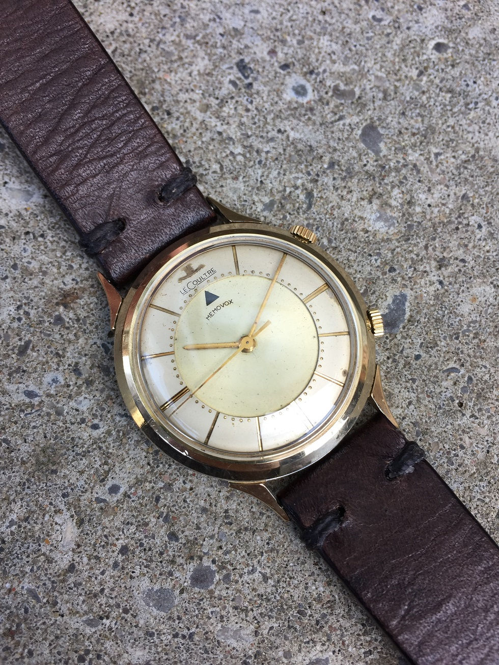 Thumbnail: 1960 Jaeger LeCoultre Memovox Alarm Wristwatch