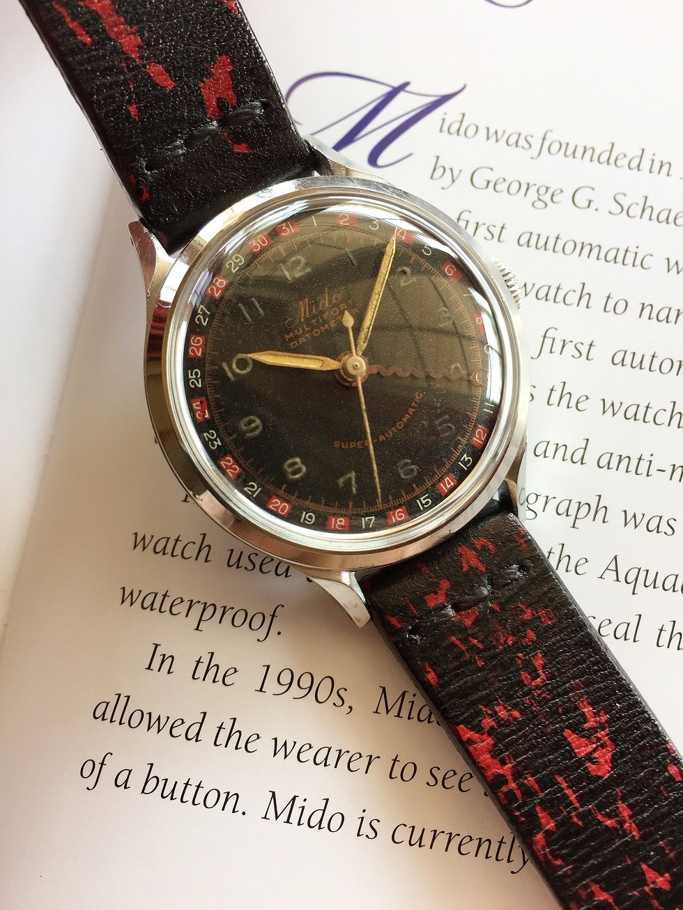Thumbnail: 1952 MIDO MULTIFORT DATOMETER SS WATCH