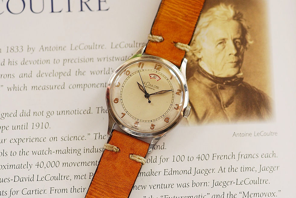 Thumbnail: 1950 Rare Jaeger LeCoultre PowerMatic SS
