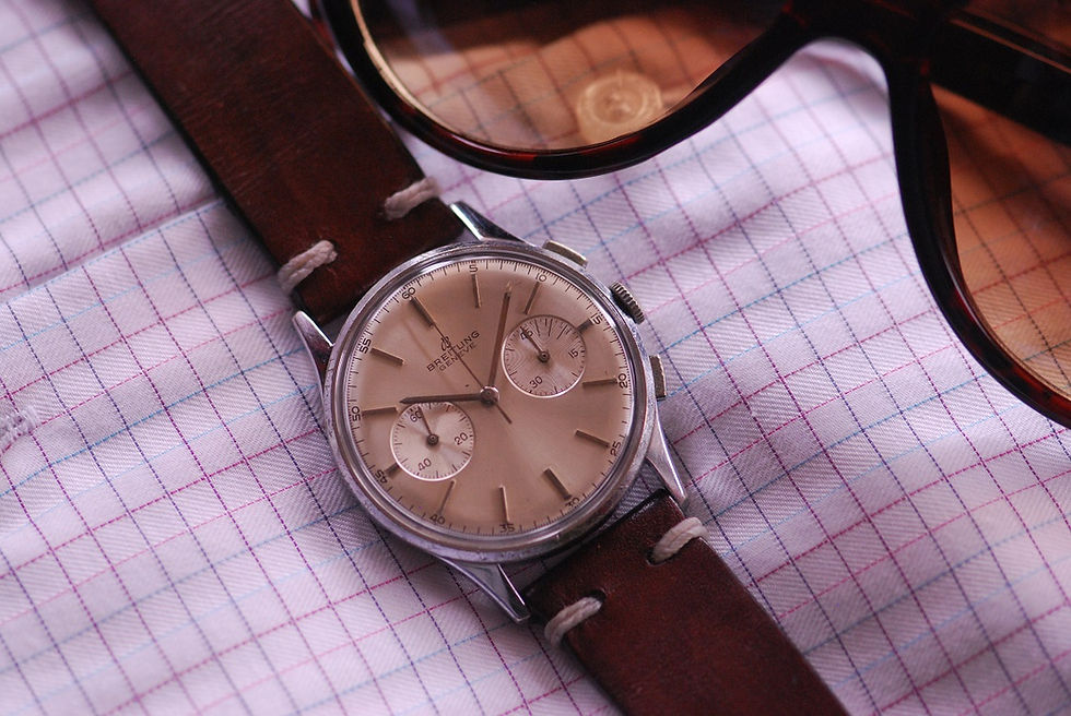 Thumbnail: 1950's OVERSIZED BREITLING GEVENE CHRONOGRAPH