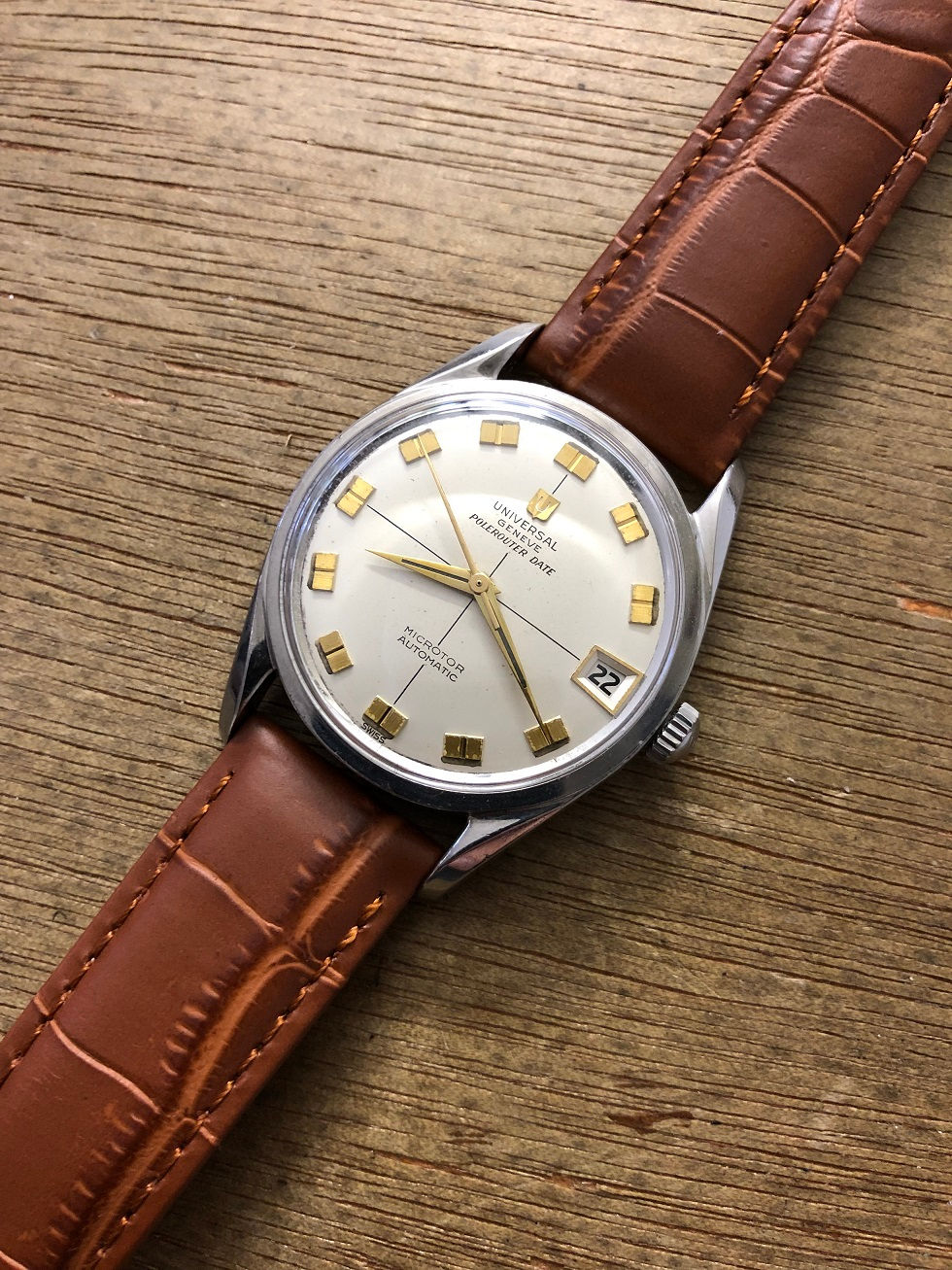 Thumbnail: 1959 UNIVERSAL GENEVE POLEROUTER DATE