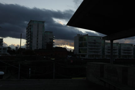 Sunset, Cardiff,